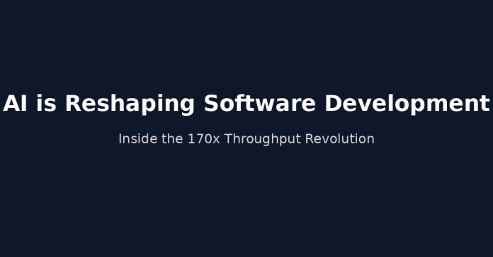 AI software development productivity growth 170x increase