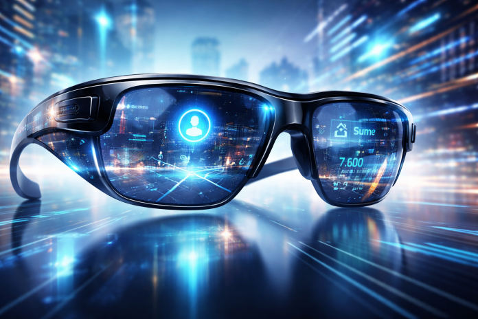 AI smart glasses 2026 showing augmented reality interface and wearable technology features