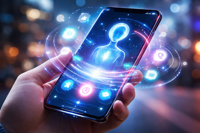 AI smartphones 2026 with on-device intelligence interface