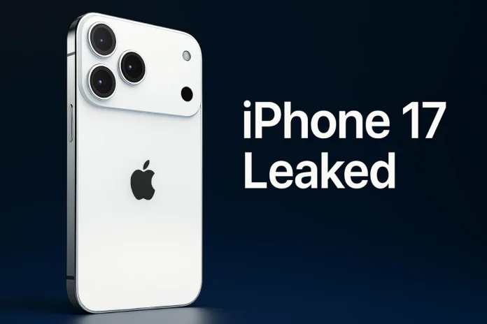 iPhone 17 AI features concept with futuristic design