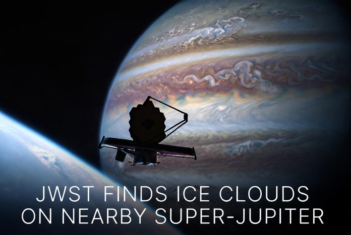 JWST discovers thick water-ice clouds on nearby super-Jupiter Epsilon Indi Ab - April 2026 breakthrough